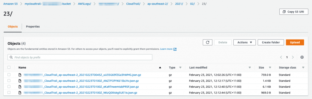 aws cloudtrail