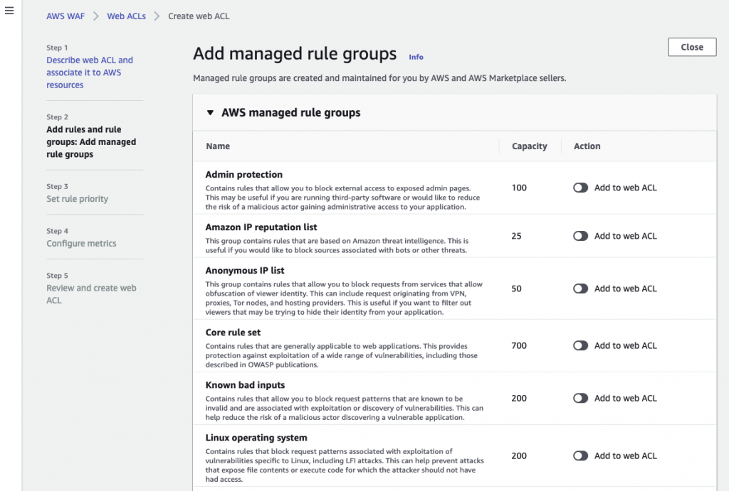 aws waf rules aws waf rules